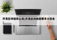 开发区块链得公司[开发区块链需要多少资金]